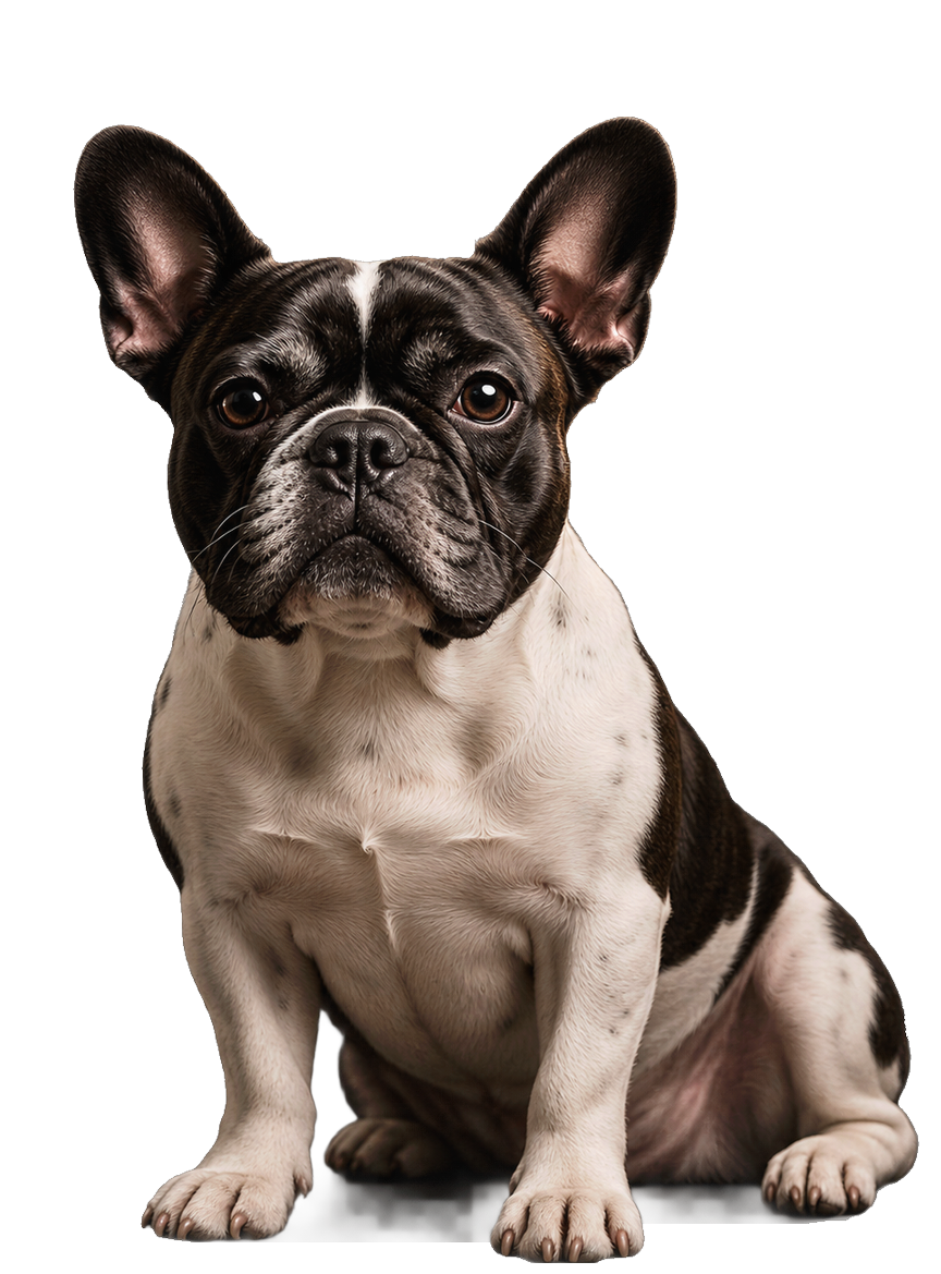 Perro junto a alimento Molly Petshop para perros